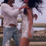 anushka shetty hot legs show mini silver bodycon from singan UHD pics00268