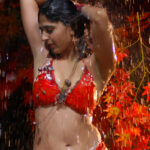 aushka shetty hot navel thighs and armpits in rain HD images 2