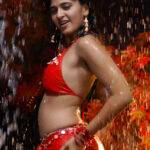 aushka shetty hot navel thighs and armpits in rain HD images 3