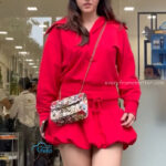 mehreen kaur pirzada hot thick thighs back view in red mini dress HD 35