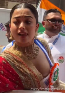 rashmika nipples show in independence day celebration
